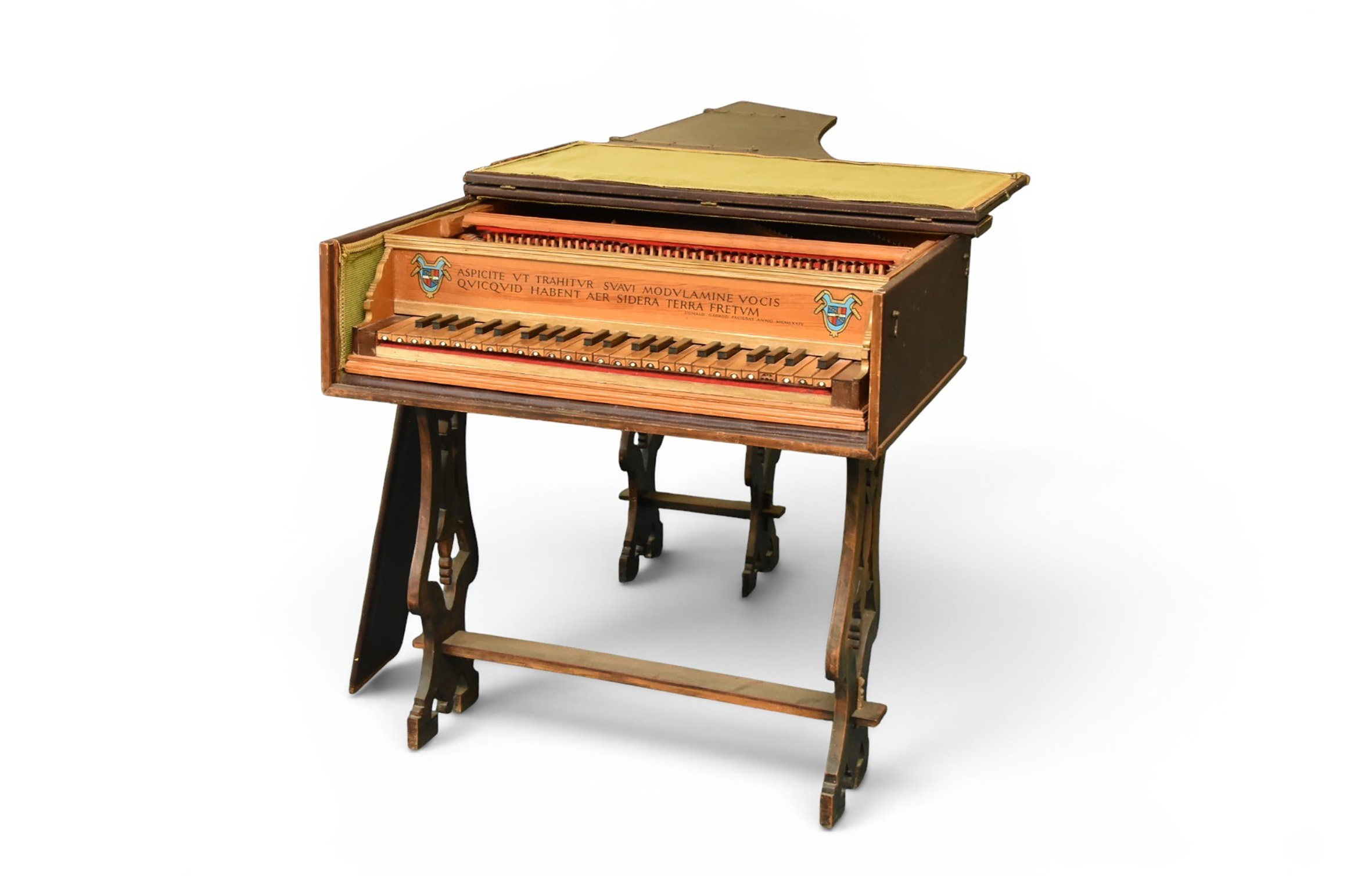 The harpsichord owned by Edith Mary Pargeter, alias Ellis Peters, author of the Brother Cadfael books.